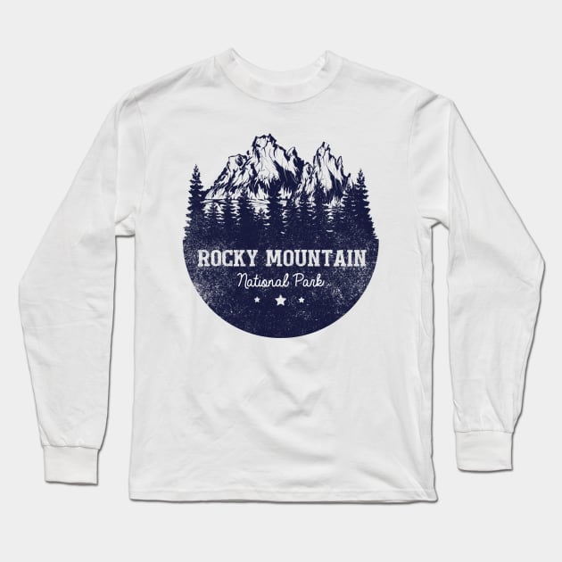 Rocky Mountain National Park Long Sleeve T-Shirt by levitskydelicia